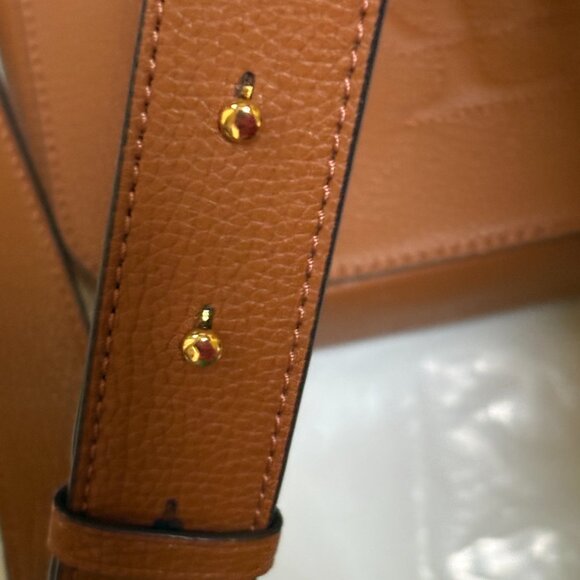 $258 Polo Ralph Lauren Cute Elegant Hayes CAMERA Brown Small RLL BAG - Picture 10 of 11